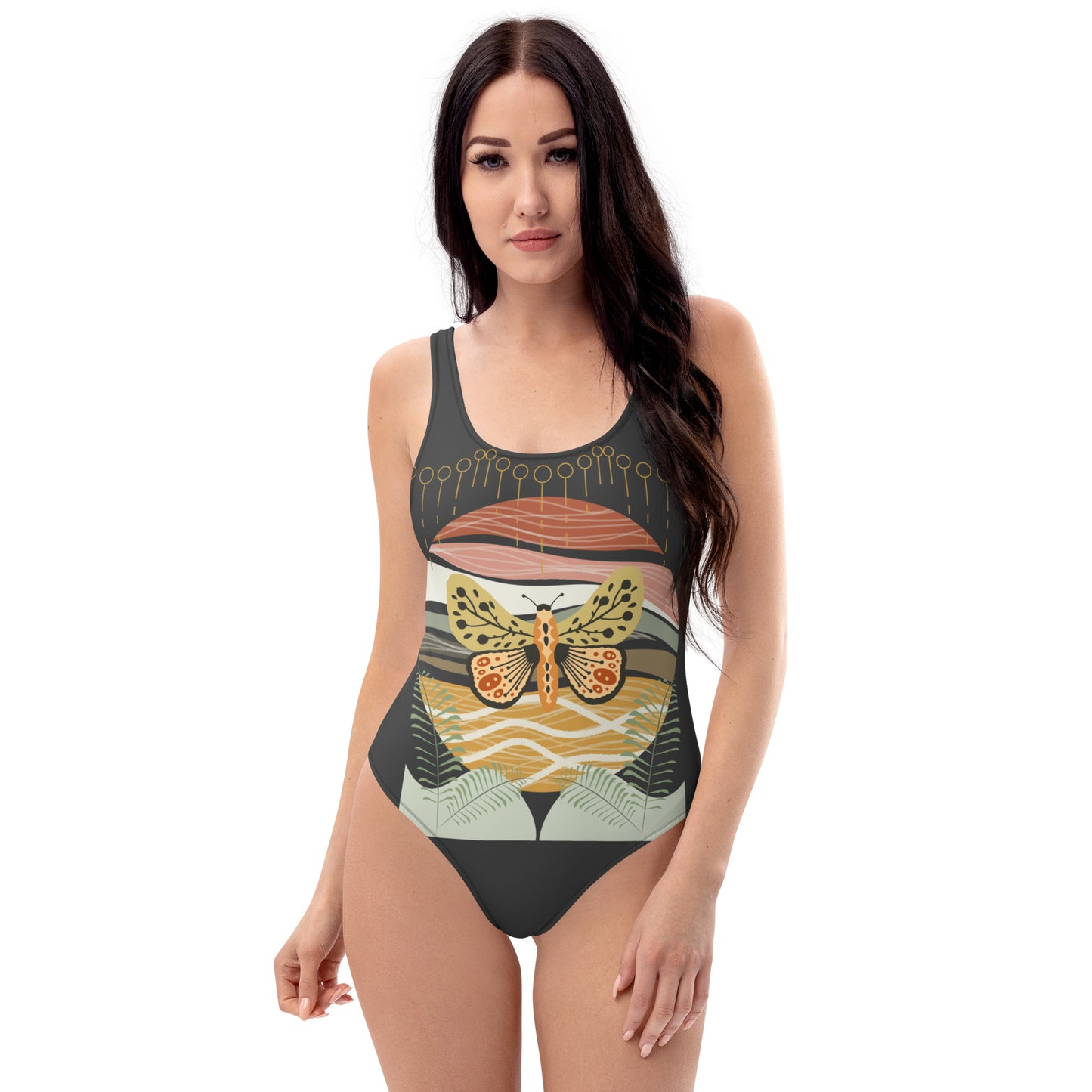 Bohemian Butterfly One-Piece Swimsuit