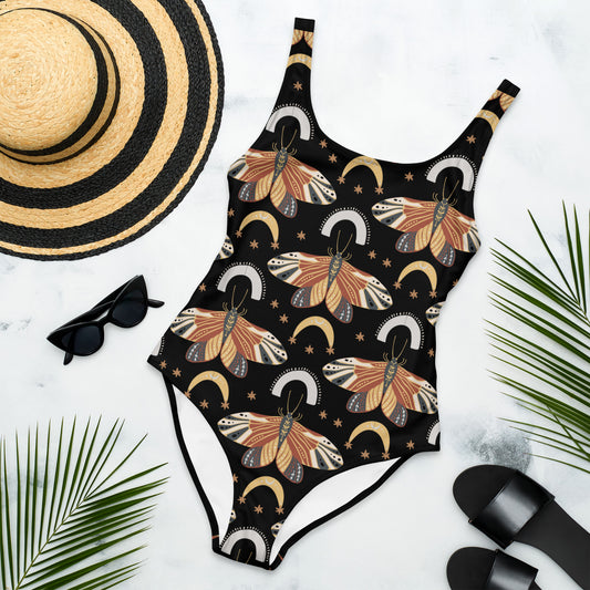 Cicadas Retro One-Piece Swimsuit