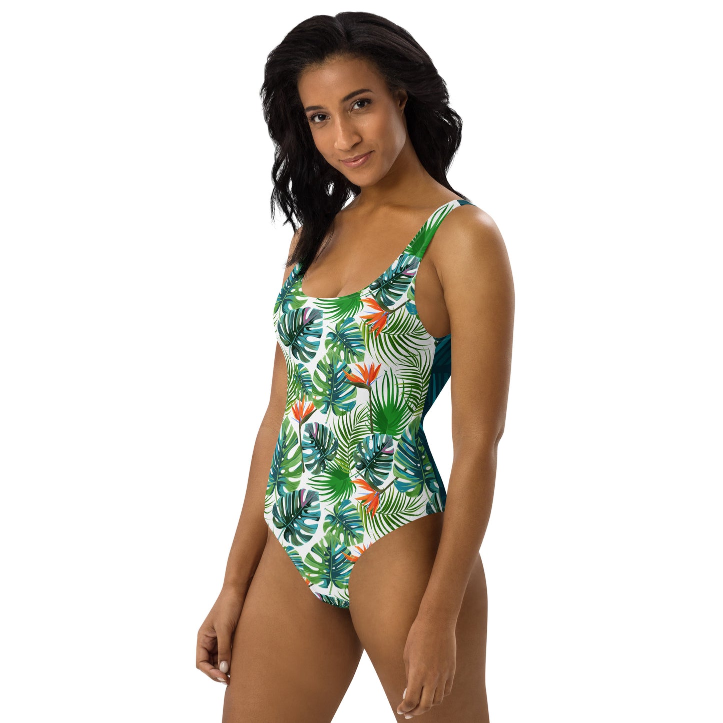 Tropical Leaves One-Piece Swimsuit