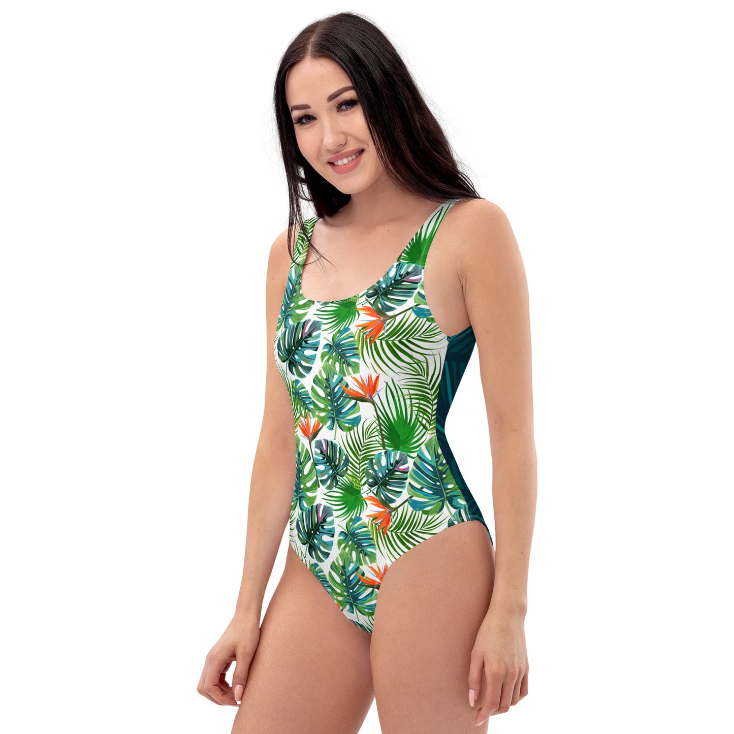 Tropical Leaves One-Piece Swimsuit