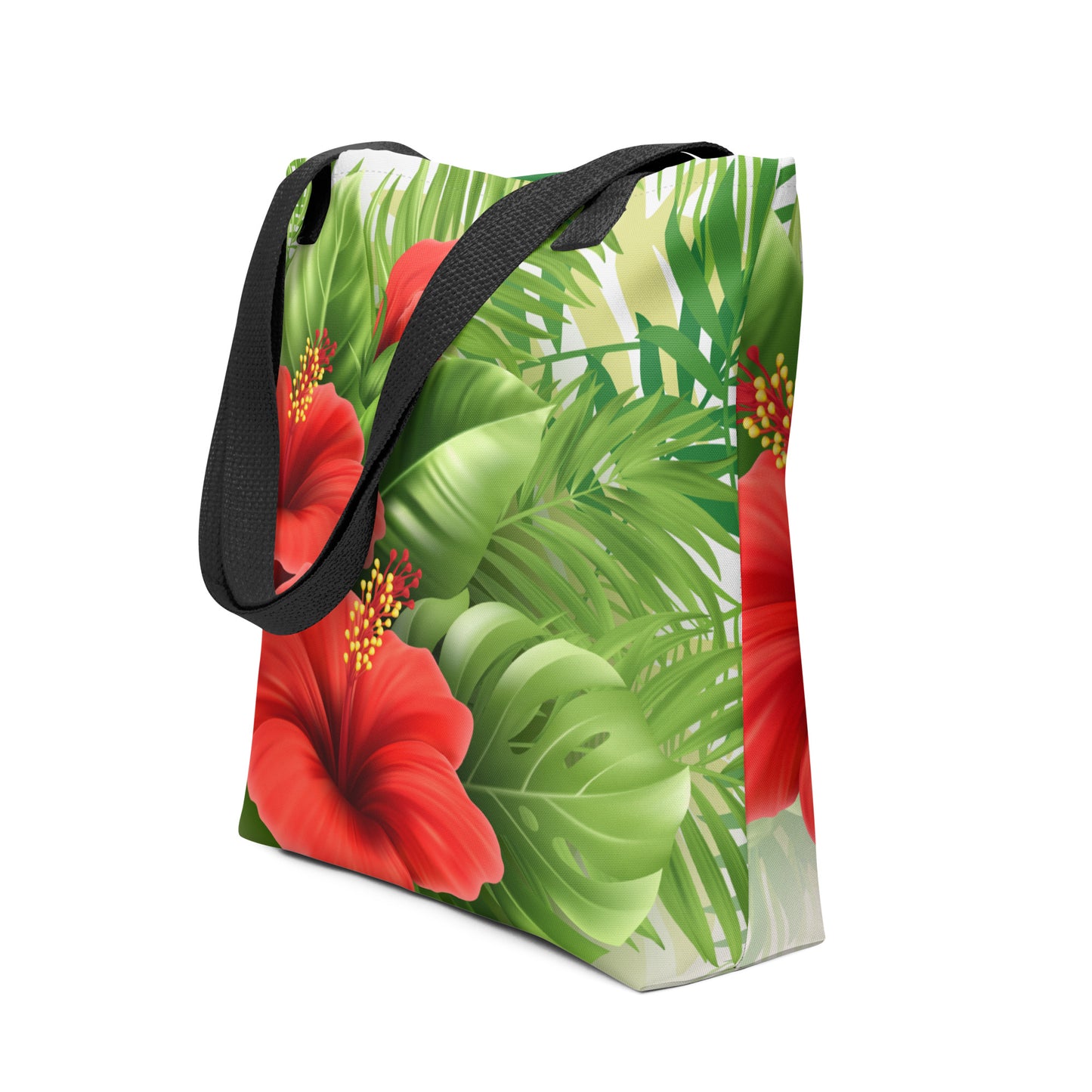 Vibrant Hibiscus Flowers Tote bag