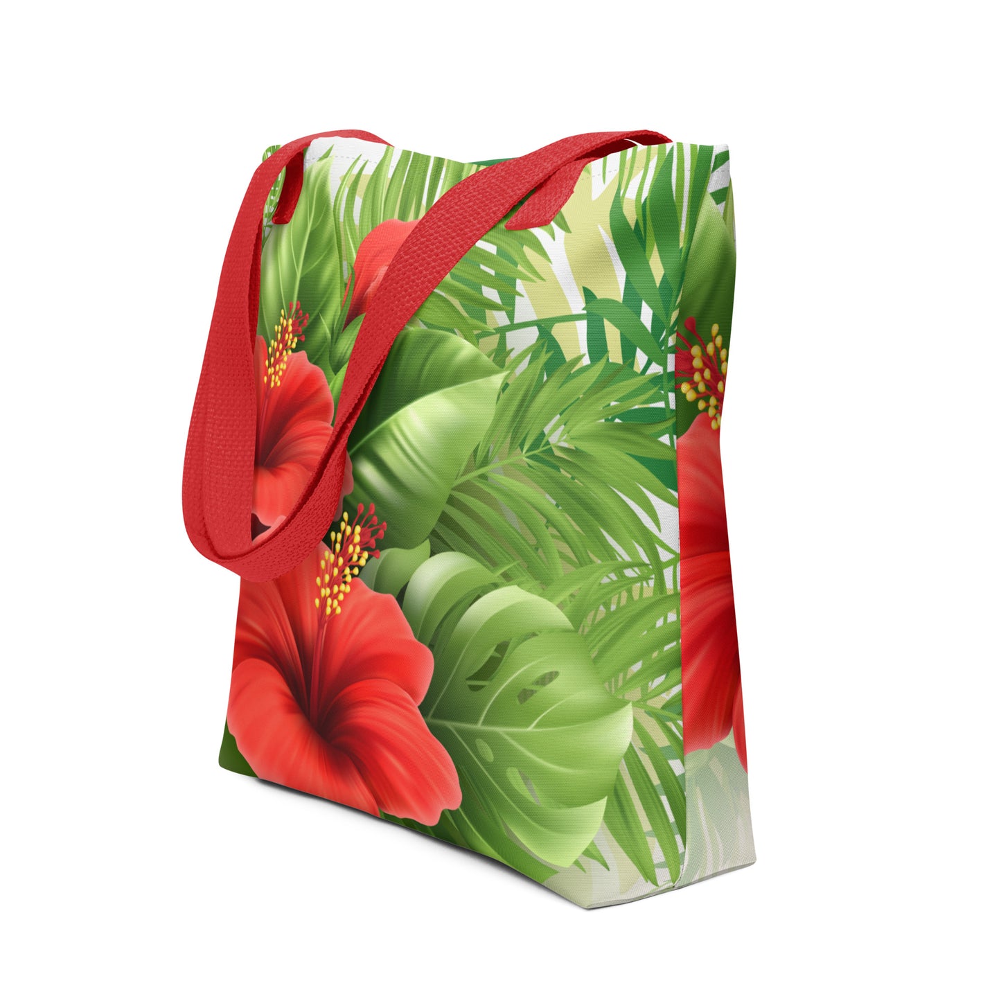 Vibrant Hibiscus Flowers Tote bag