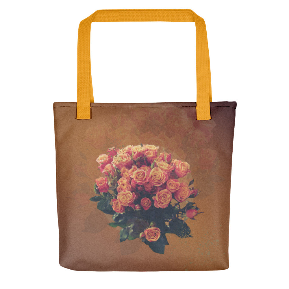 It’s Time To Bloom Floral All-Over Print Tote Bag