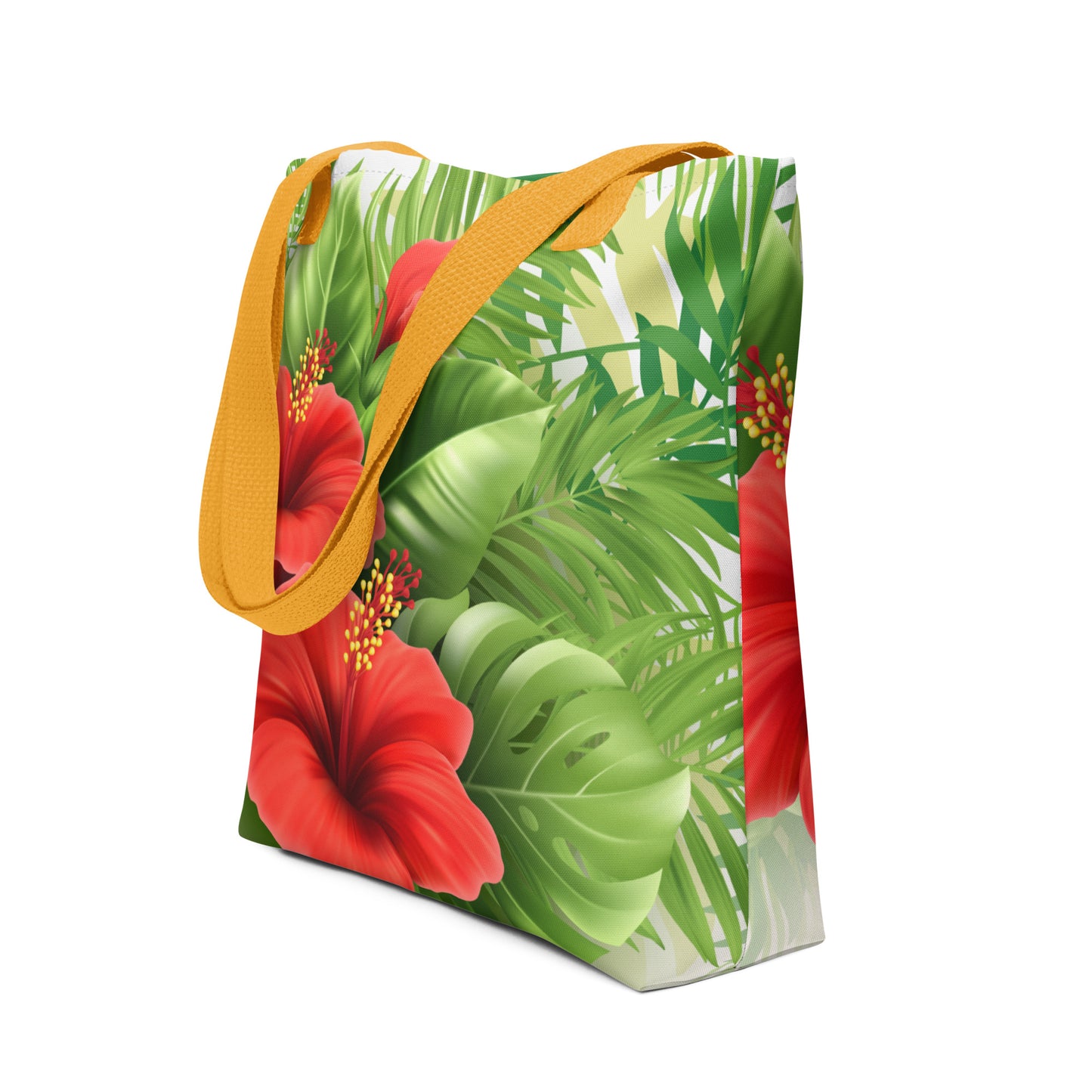 Vibrant Hibiscus Flowers Tote bag