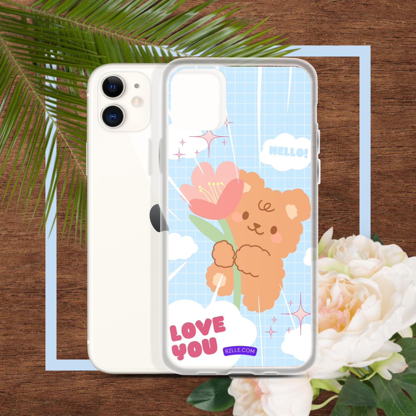 Bear Valentine  Clear Phone Case for iPhone®