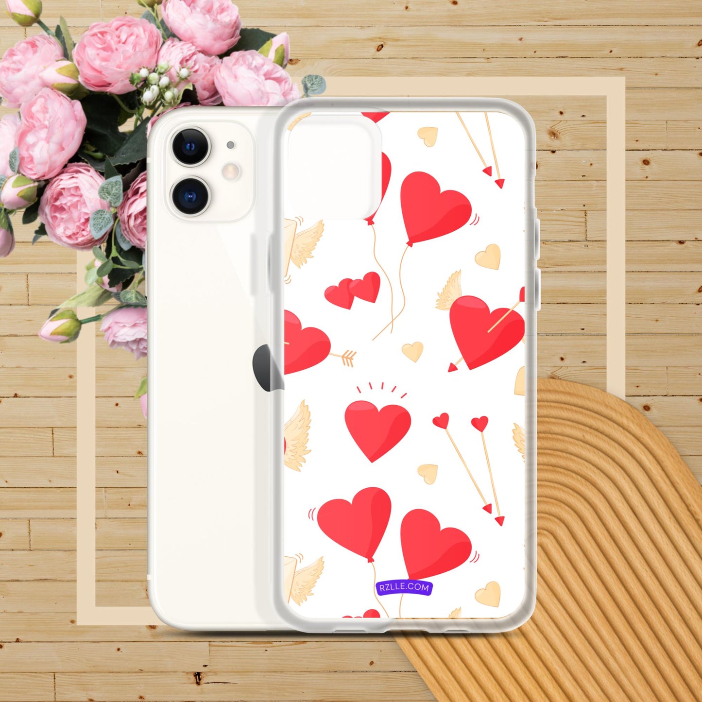 Hearts & Arrows Clear Phone Case for iPhone®