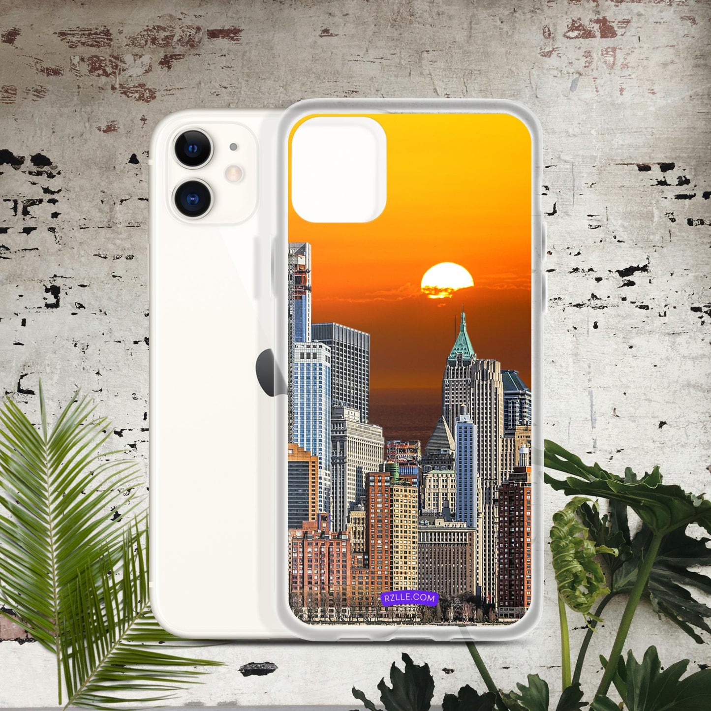 City Skyline Sunset Clear Case for iPhone®