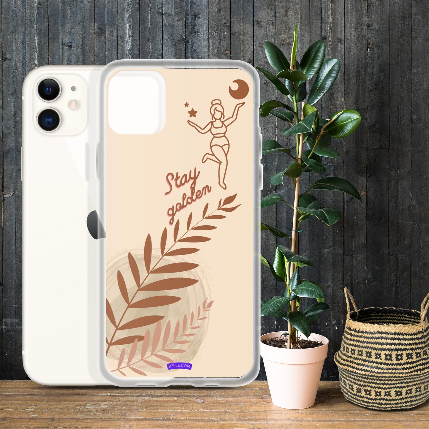 Boho Girl Clear Case for iPhone®