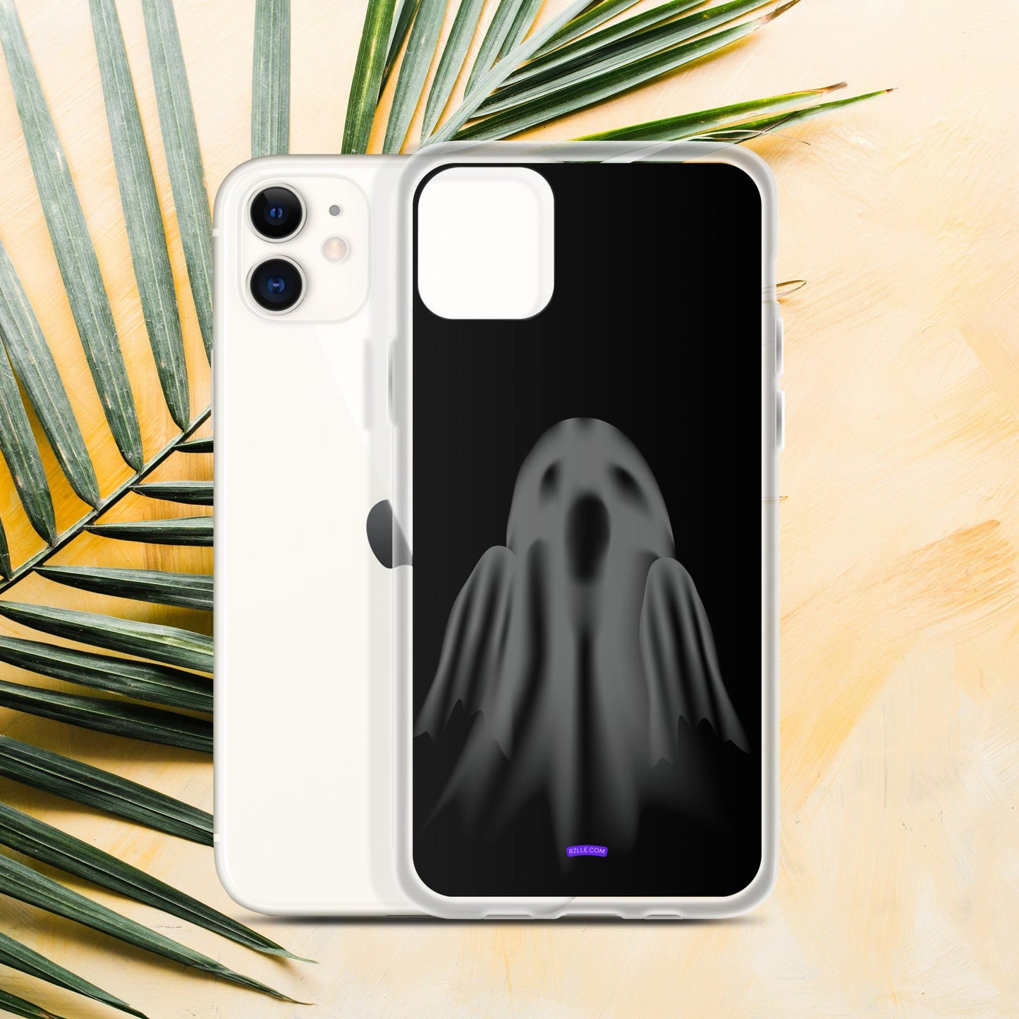 Scary Ghost Halloween Clear Case for iPhone®