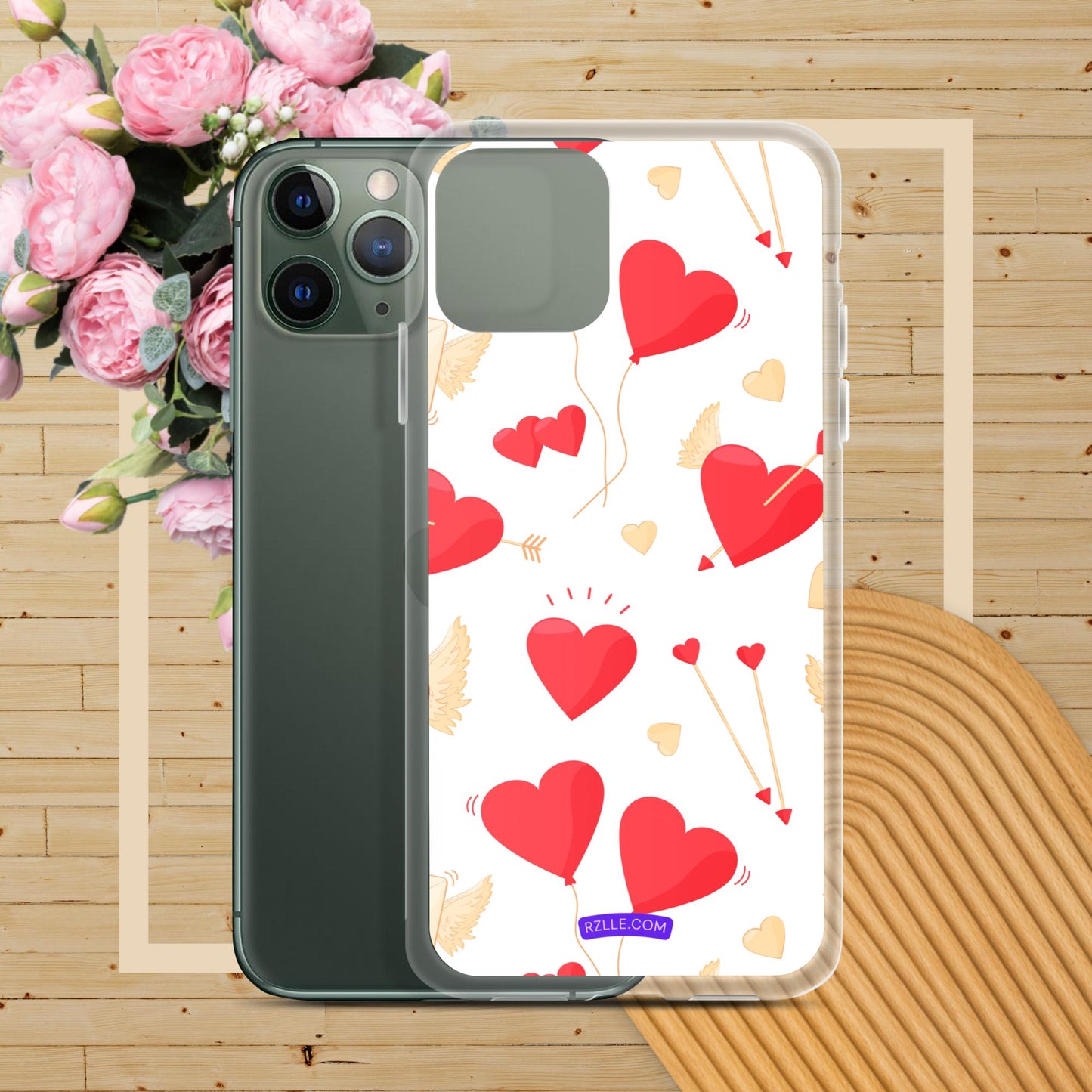 Hearts & Arrows Clear Phone Case for iPhone®