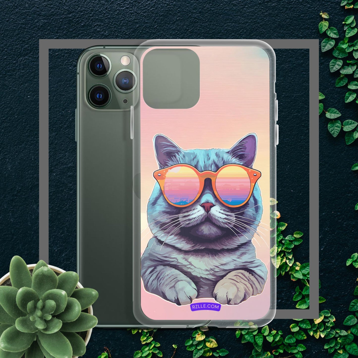 Cool Cat Clear Case for iPhone®