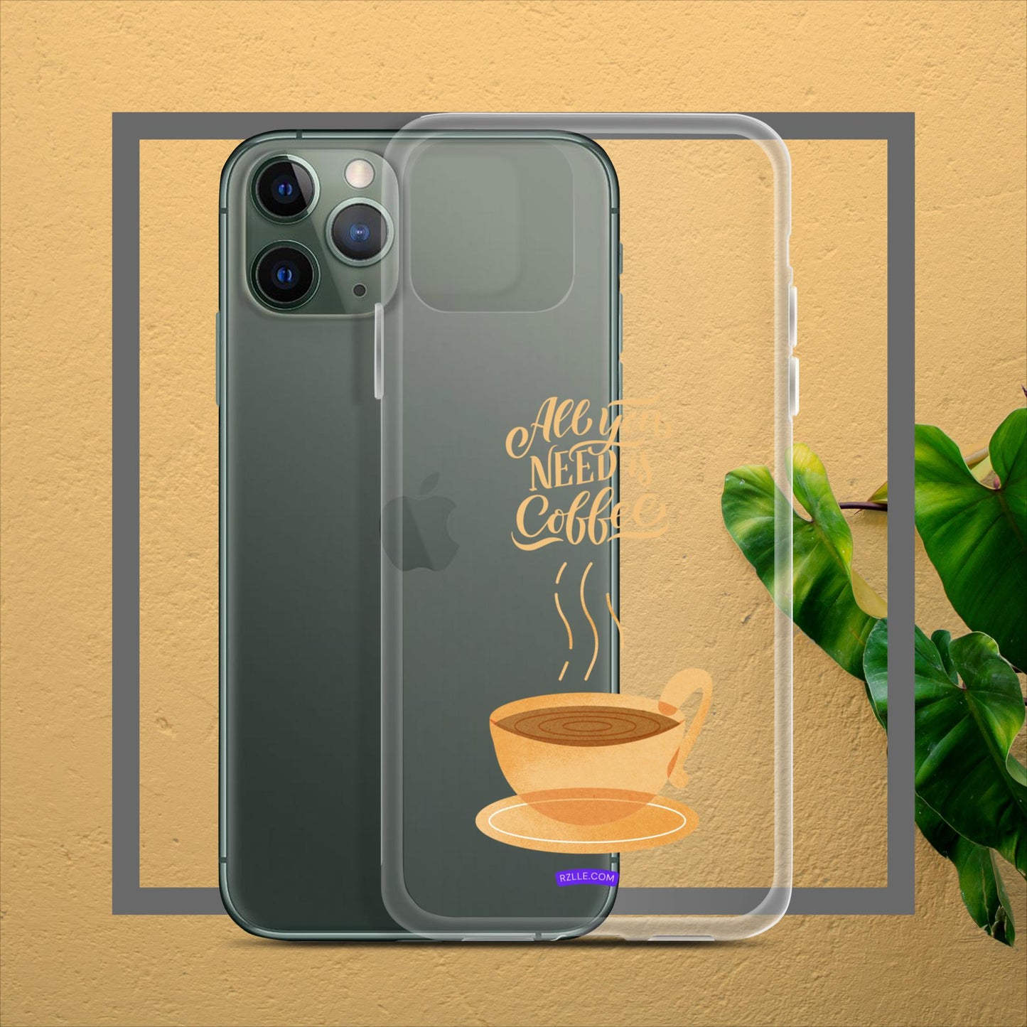 All You Need Is Coffee Clear Case for iPhone®