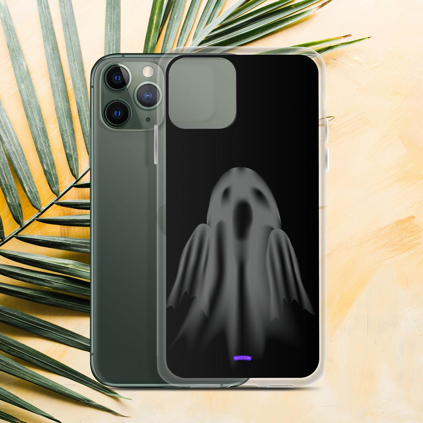 Scary Ghost Halloween Clear Case for iPhone®