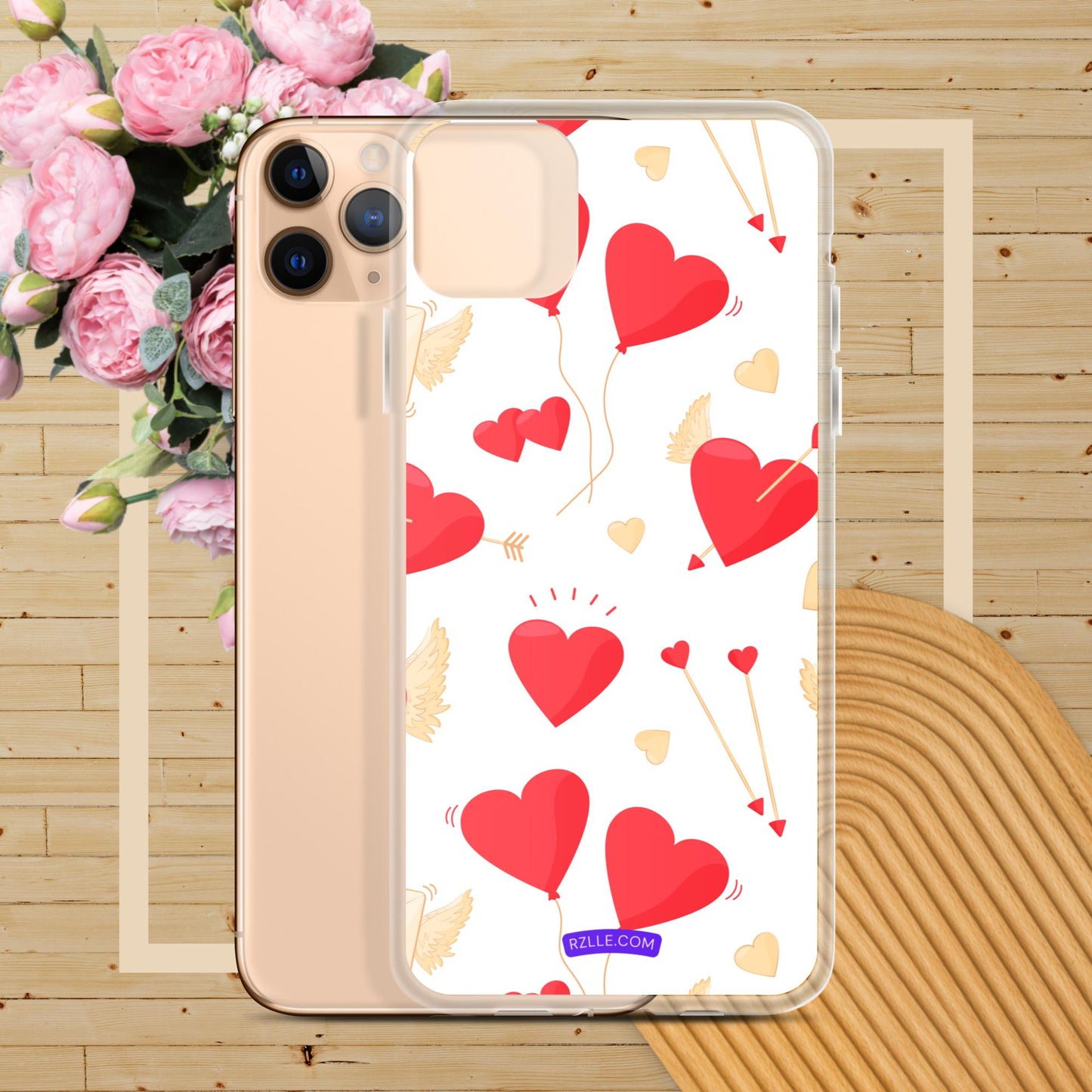 Hearts & Arrows Clear Phone Case for iPhone®