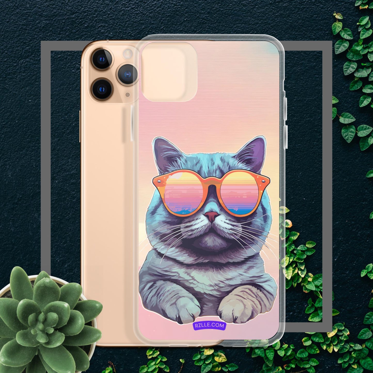 Cool Cat Clear Case for iPhone®