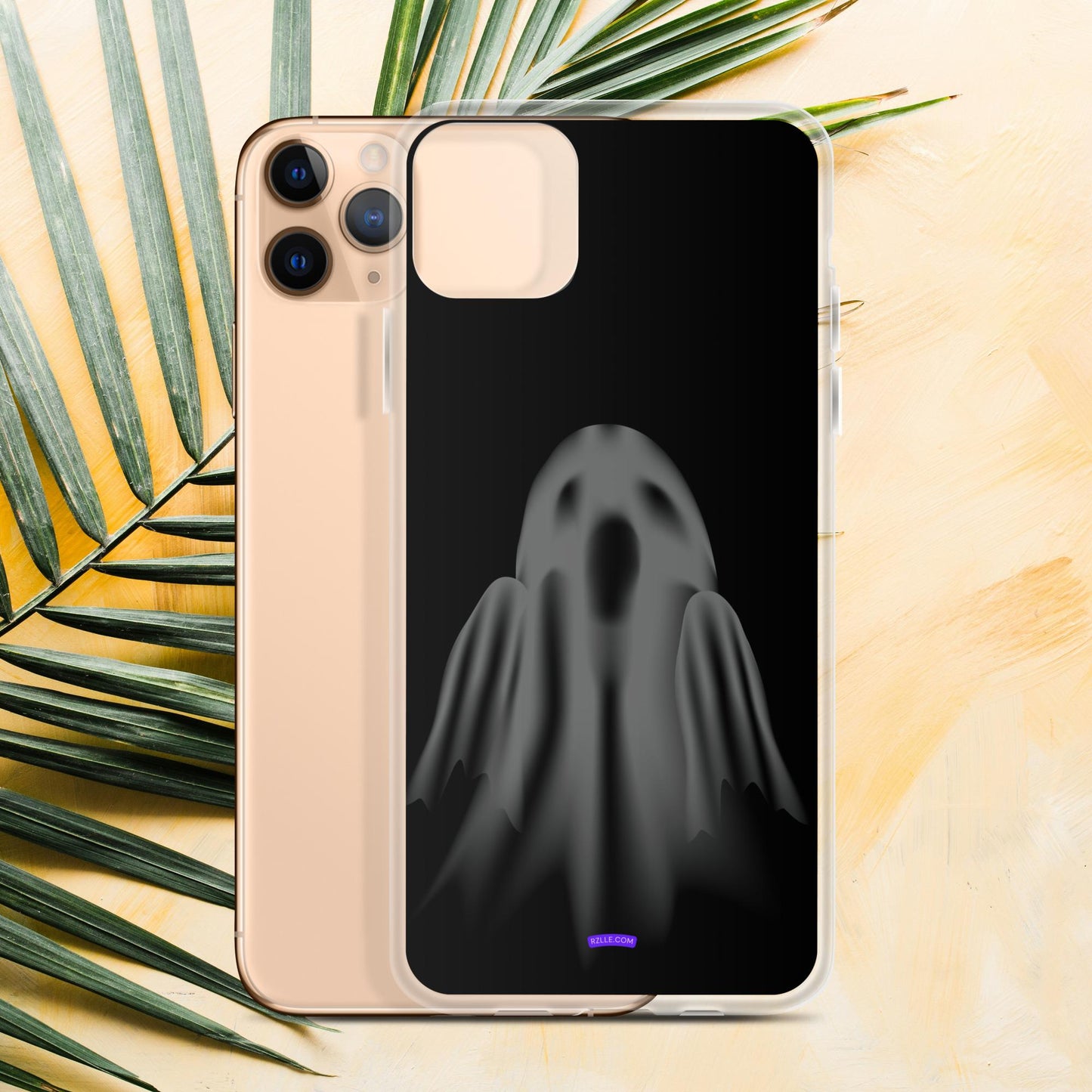 Scary Ghost Halloween Clear Case for iPhone®