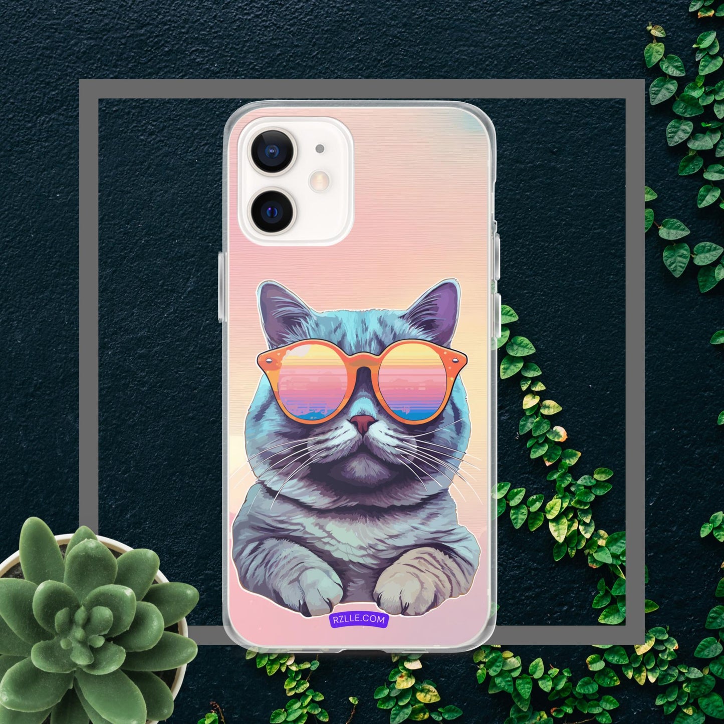 Cool Cat Clear Case for iPhone®