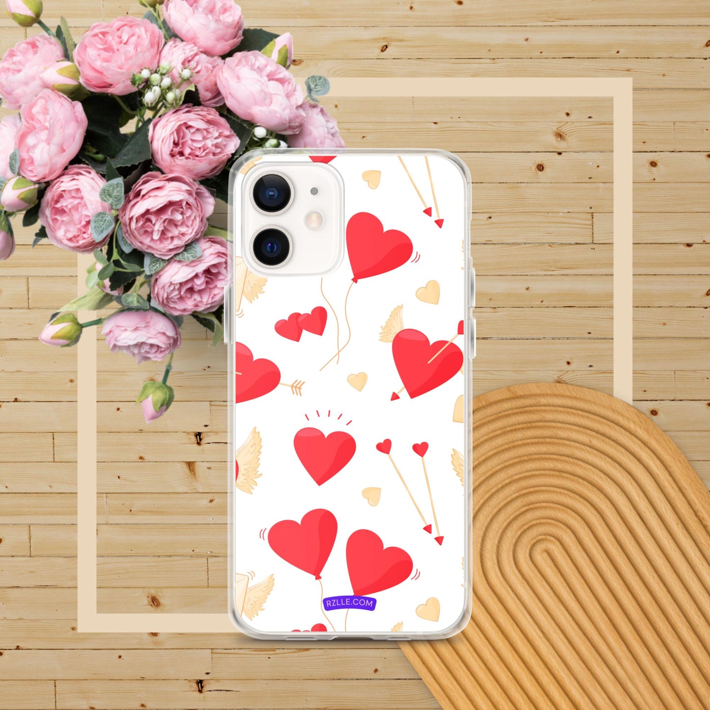 Hearts & Arrows Clear Phone Case for iPhone®