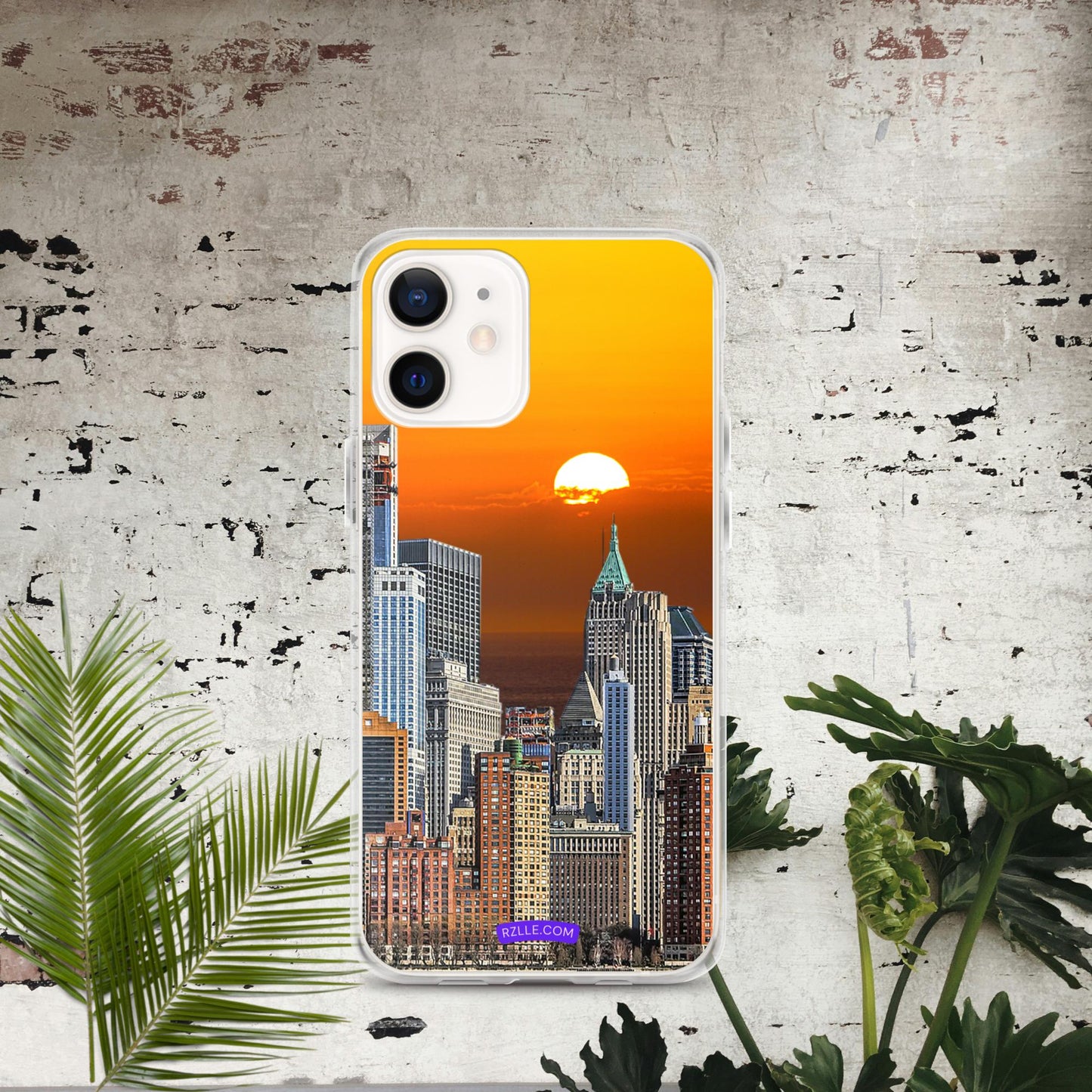 City Skyline Sunset Clear Case for iPhone®