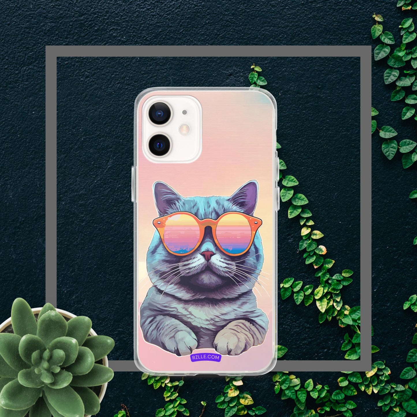 Cool Cat Clear Case for iPhone®