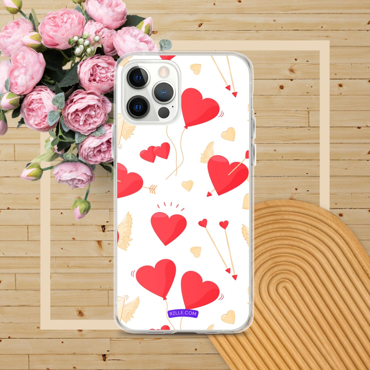 Hearts & Arrows Clear Phone Case for iPhone®