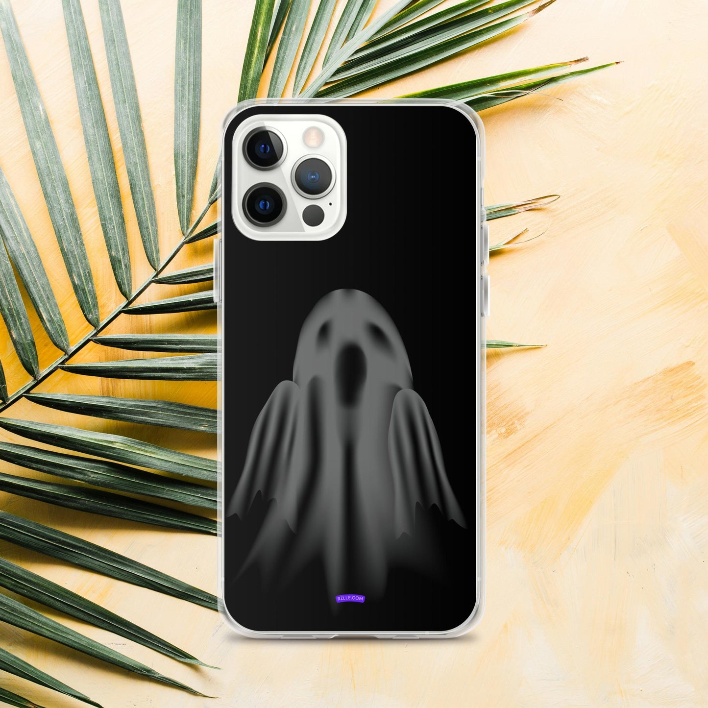 Scary Ghost Halloween Clear Case for iPhone®