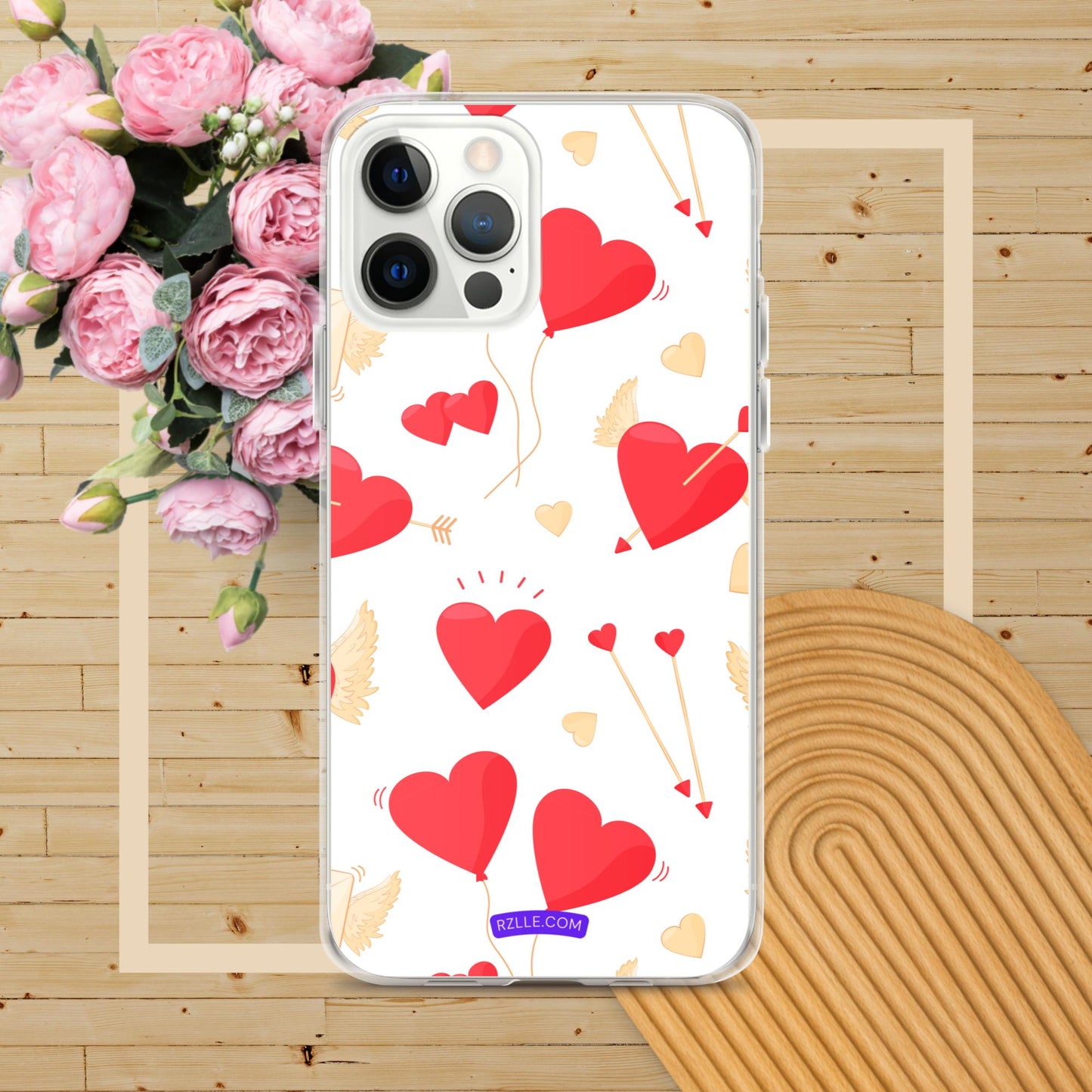 Hearts & Arrows Clear Phone Case for iPhone®