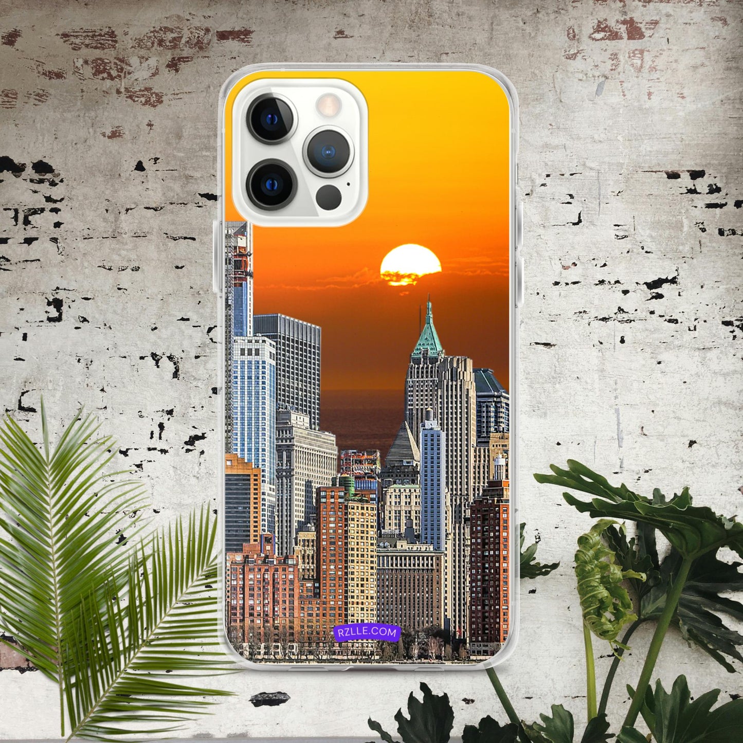 City Skyline Sunset Clear Case for iPhone®