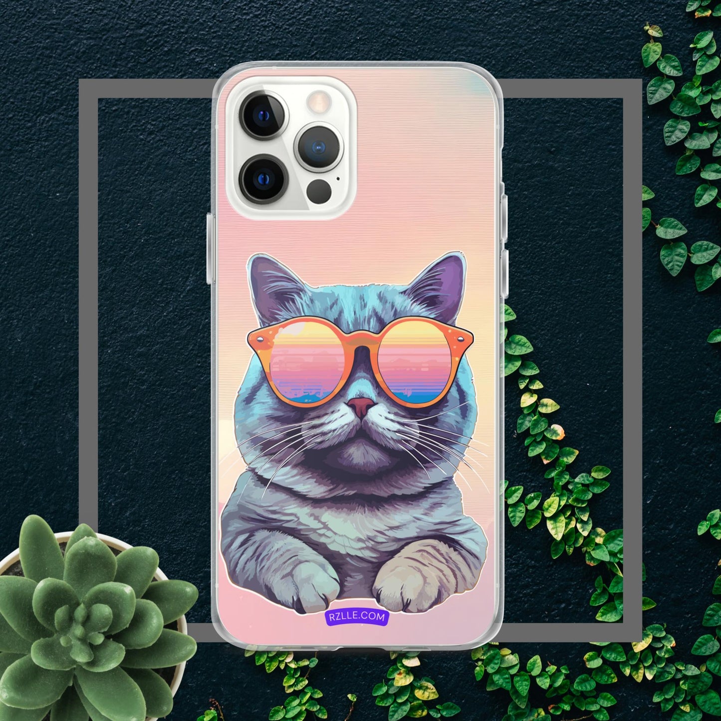 Cool Cat Clear Case for iPhone®