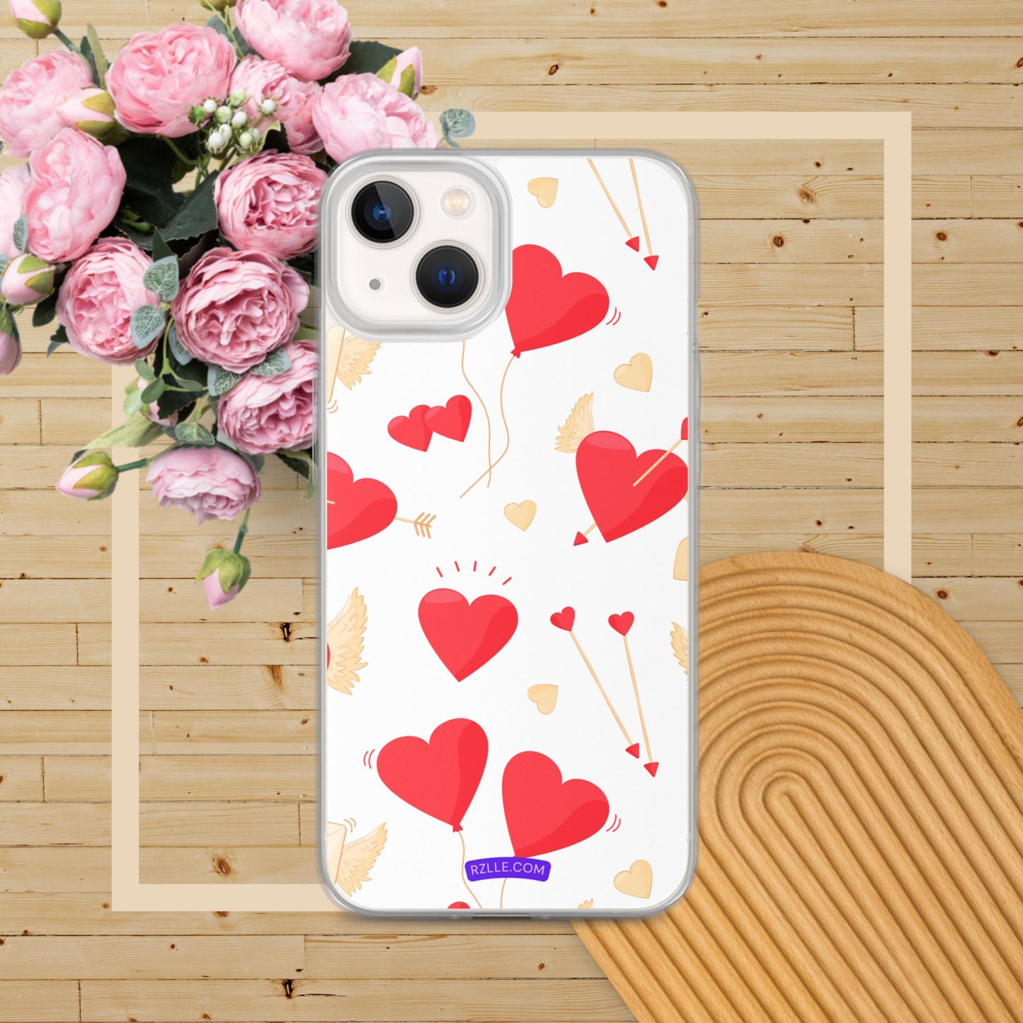 Hearts & Arrows Clear Phone Case for iPhone®