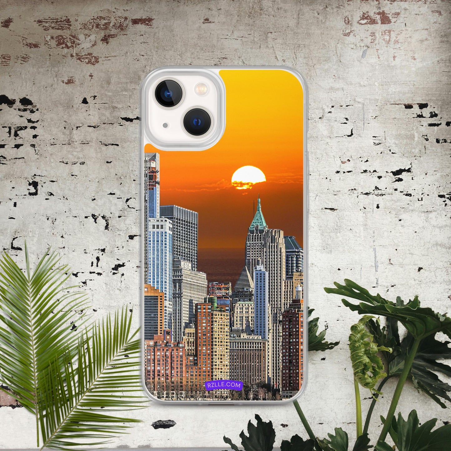 City Skyline Sunset Clear Case for iPhone®