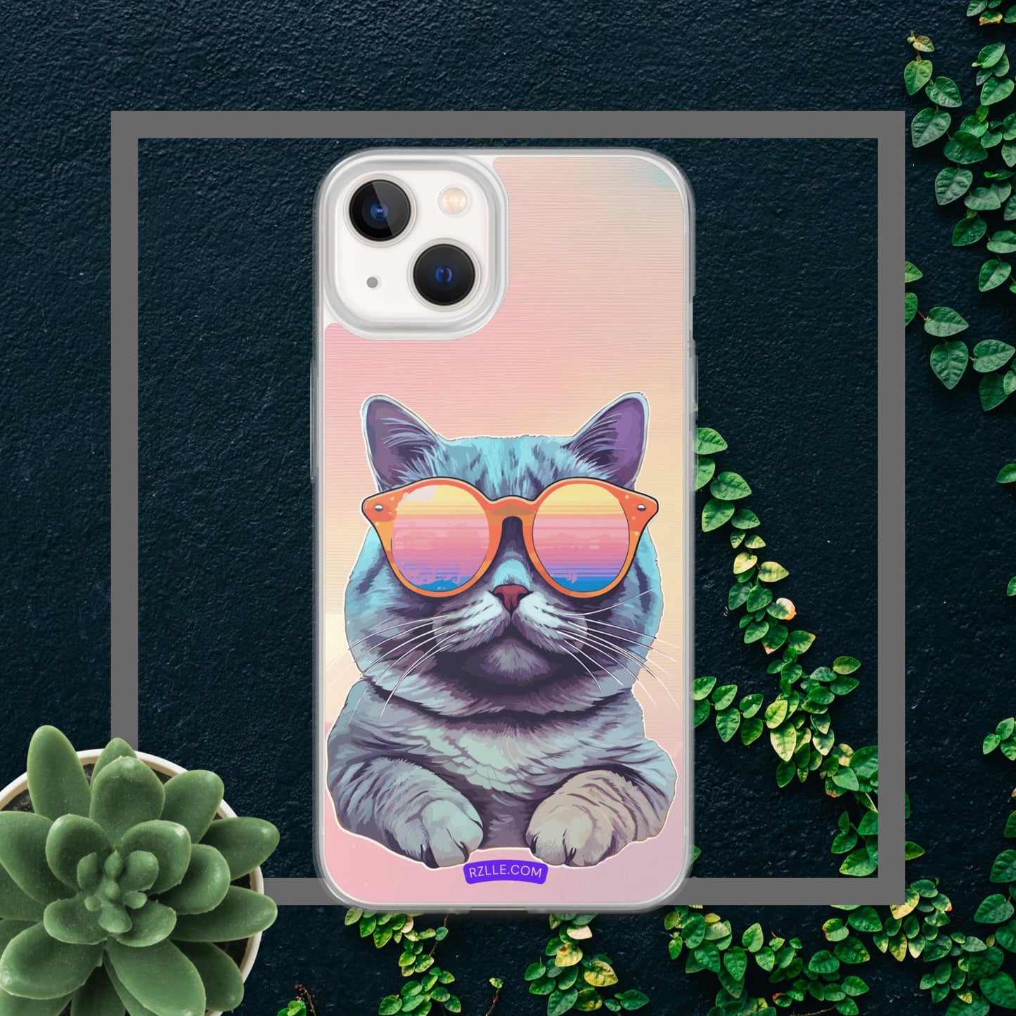 Cool Cat Clear Case for iPhone®