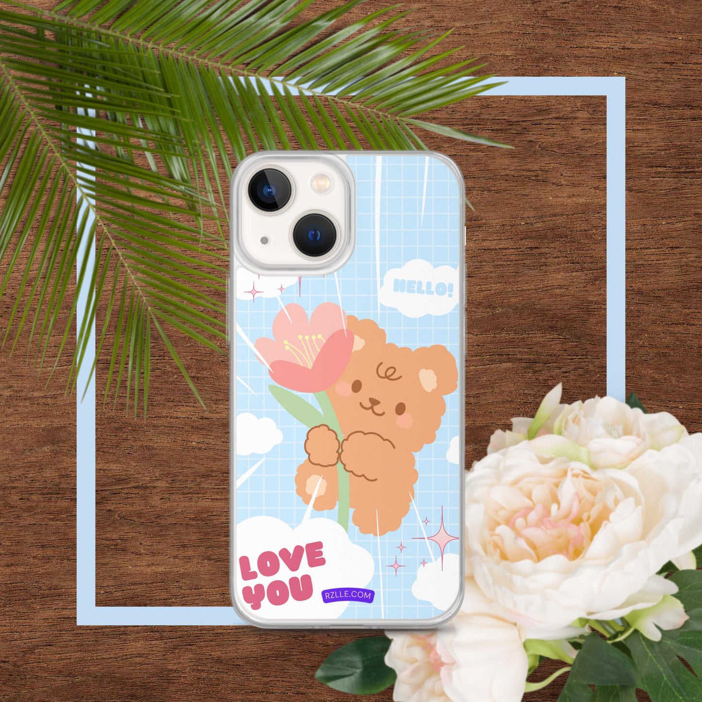 Bear Valentine  Clear Phone Case for iPhone®