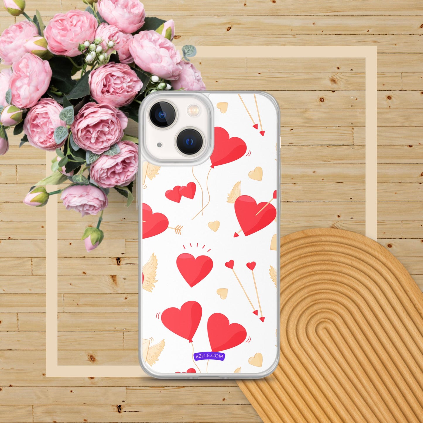 Hearts & Arrows Clear Phone Case for iPhone®