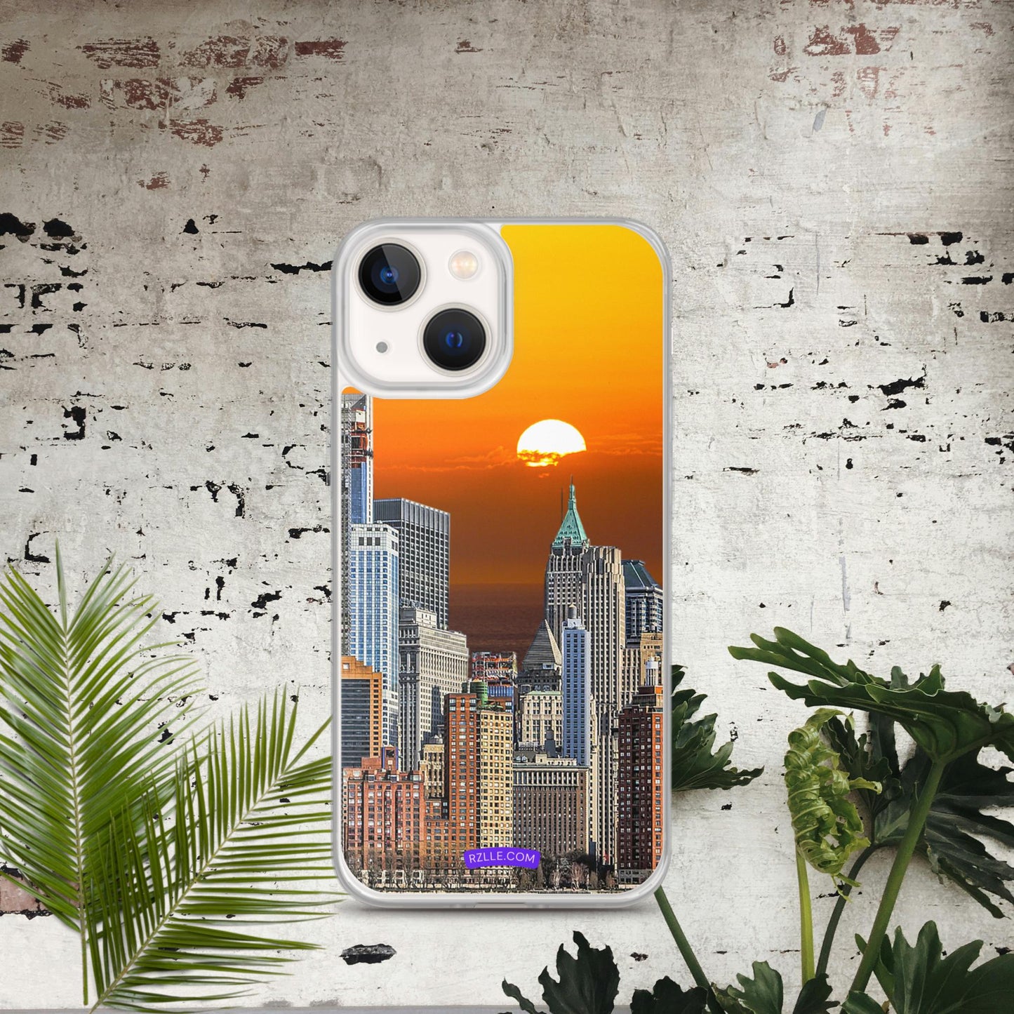 City Skyline Sunset Clear Case for iPhone®