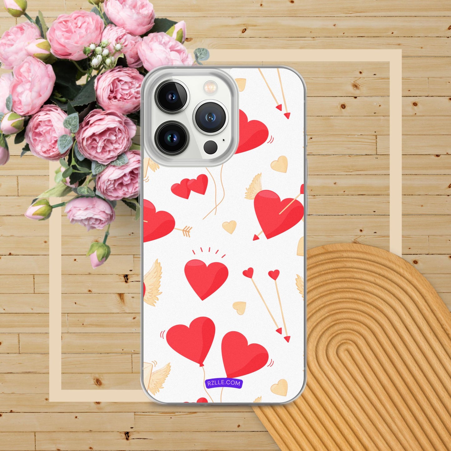 Hearts & Arrows Clear Phone Case for iPhone®