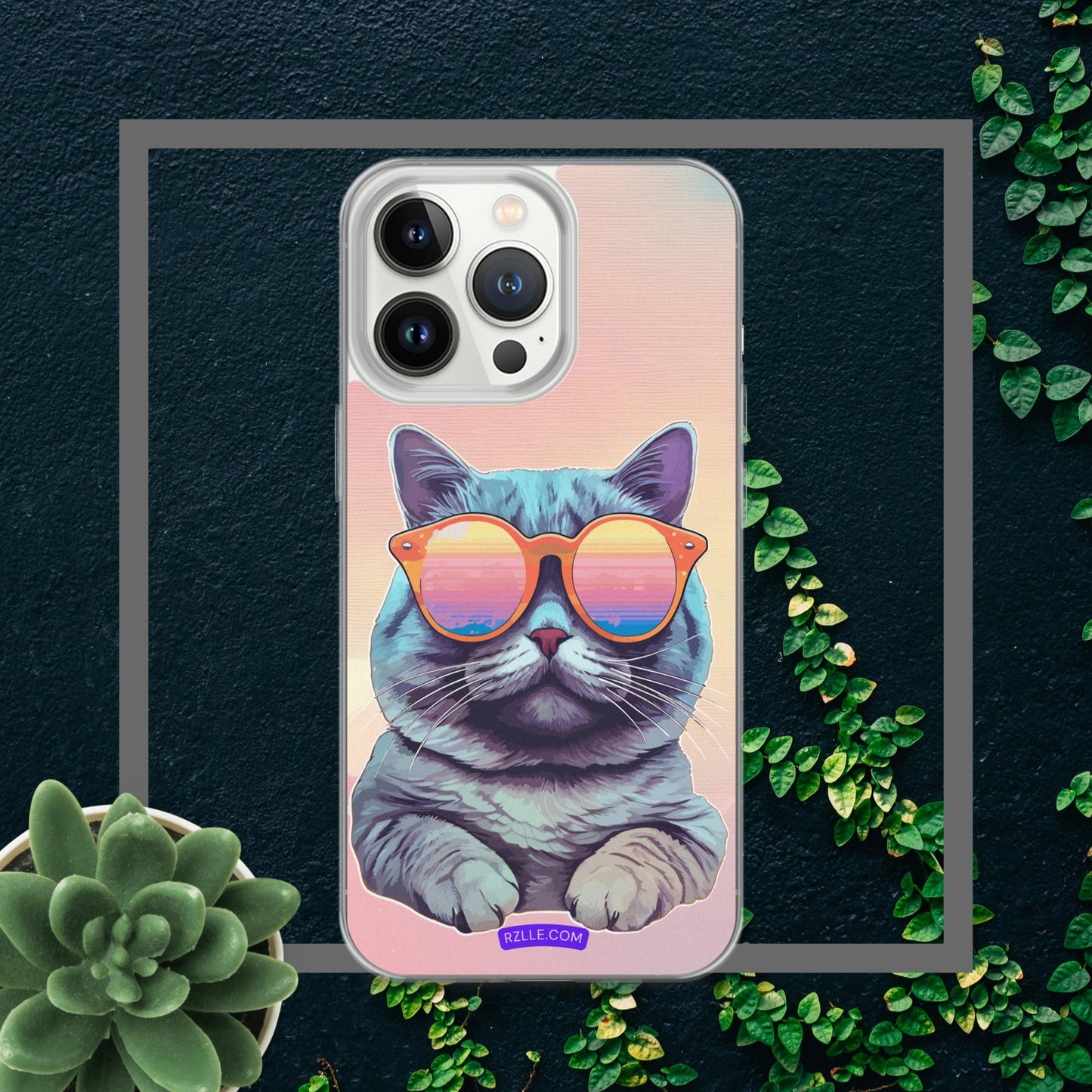 Cool Cat Clear Case for iPhone®