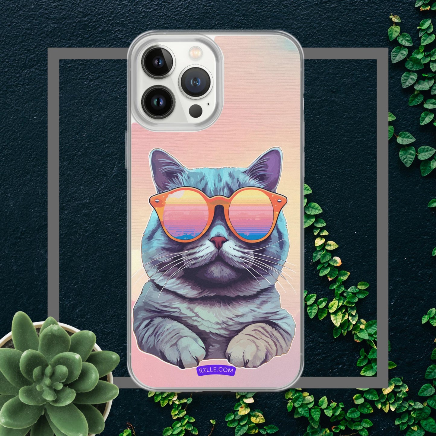 Cool Cat Clear Case for iPhone®