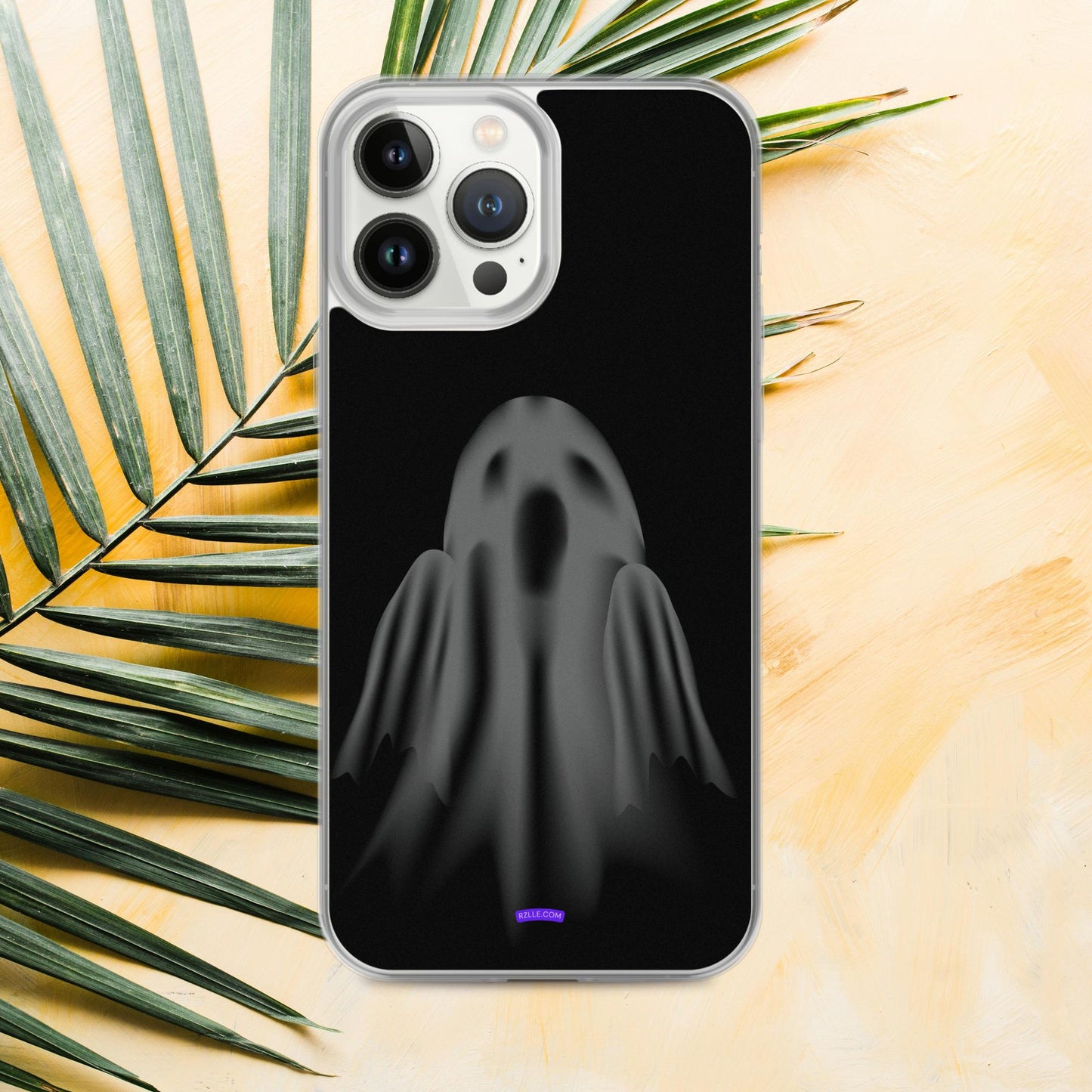 Scary Ghost Halloween Clear Case for iPhone®