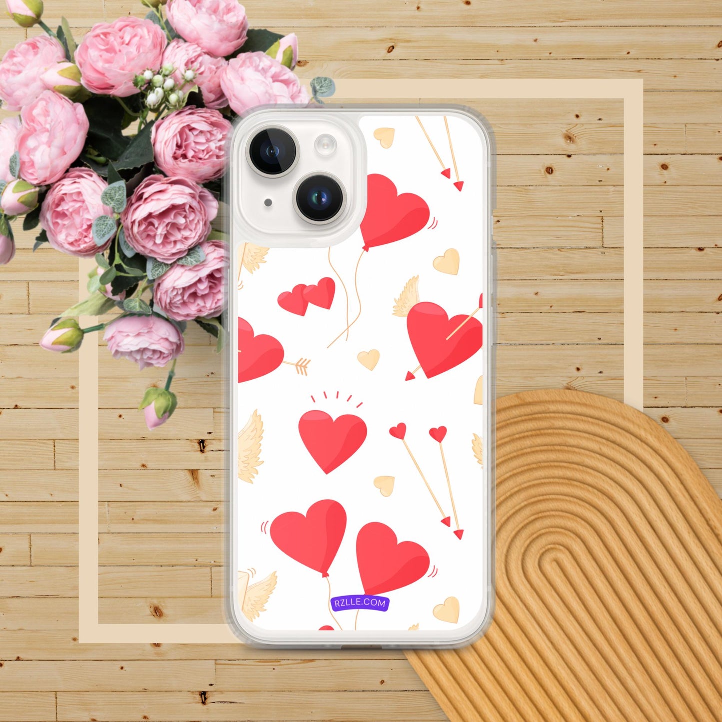 Hearts & Arrows Clear Phone Case for iPhone®