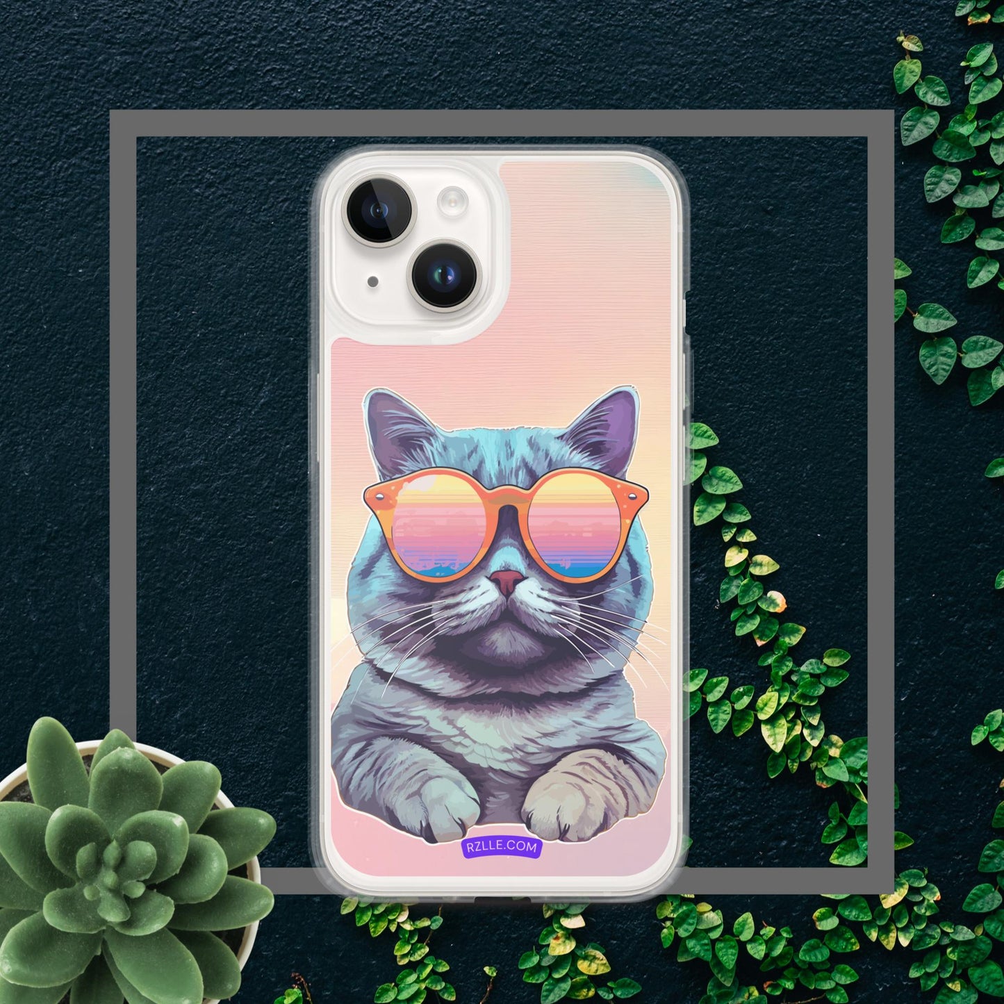 Cool Cat Clear Case for iPhone®