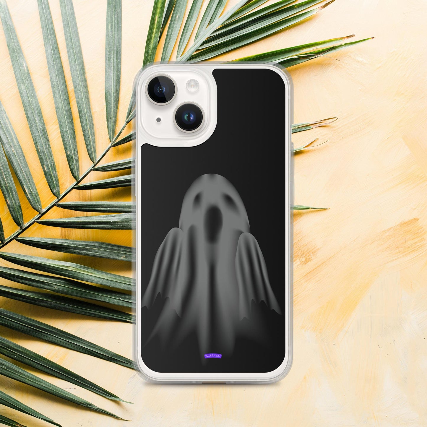 Scary Ghost Halloween Clear Case for iPhone®