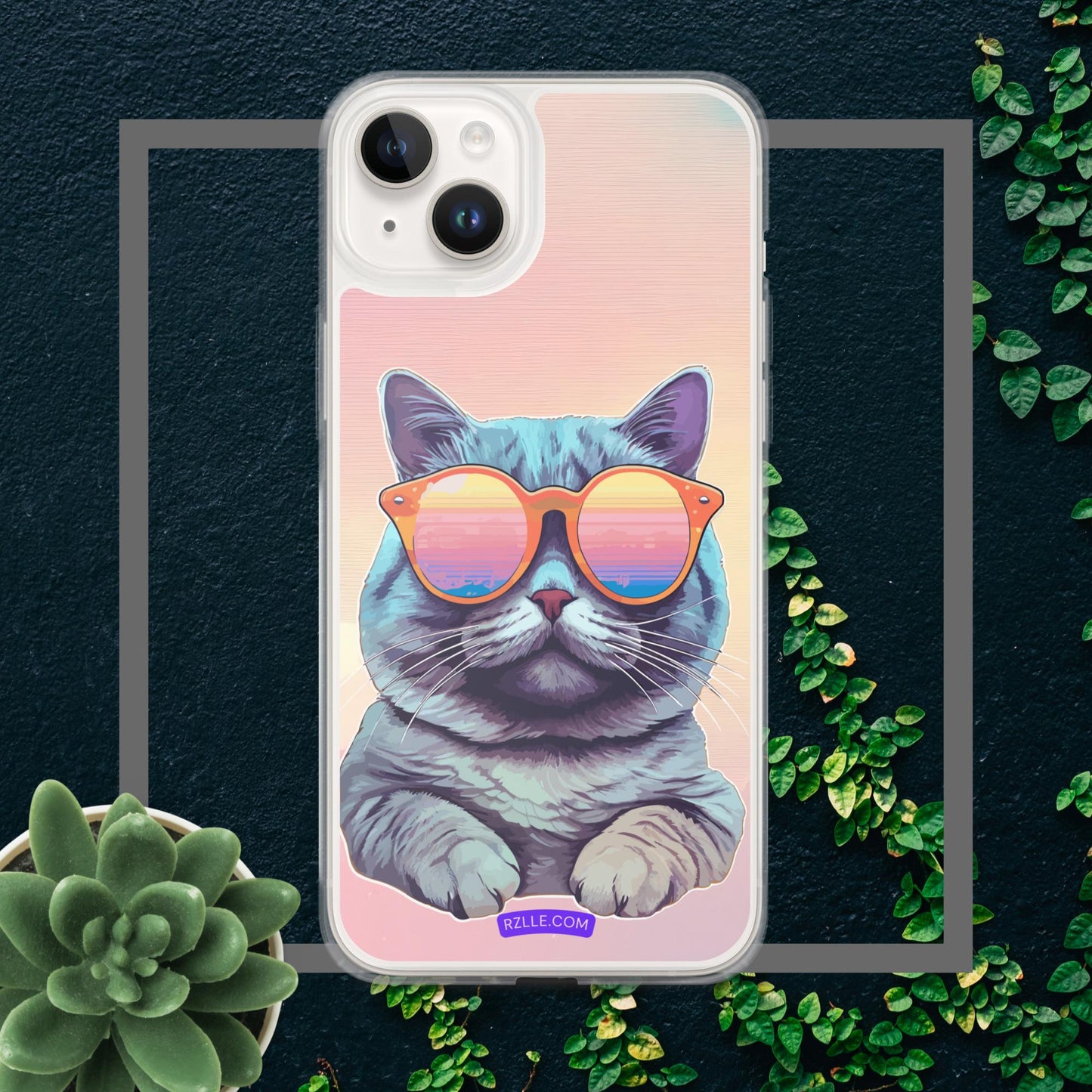 Cool Cat Clear Case for iPhone®