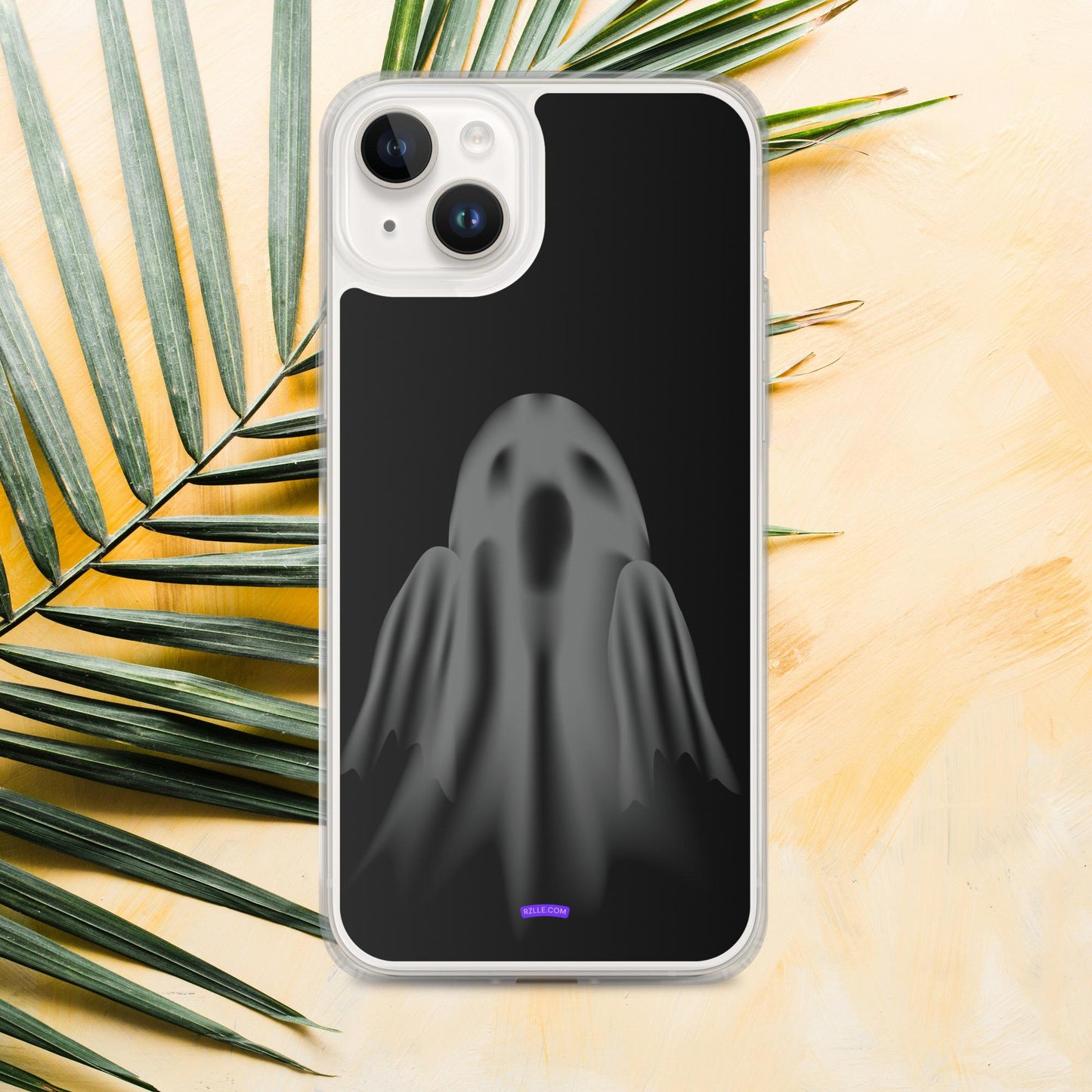 Scary Ghost Halloween Clear Case for iPhone®