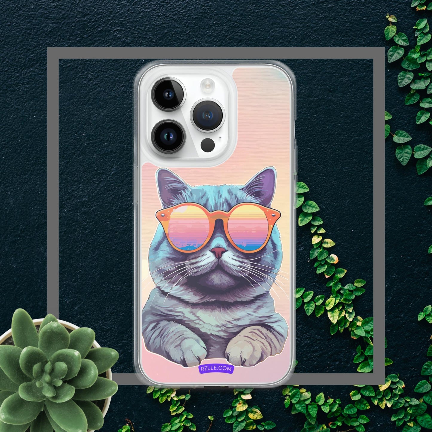 Cool Cat Clear Case for iPhone®