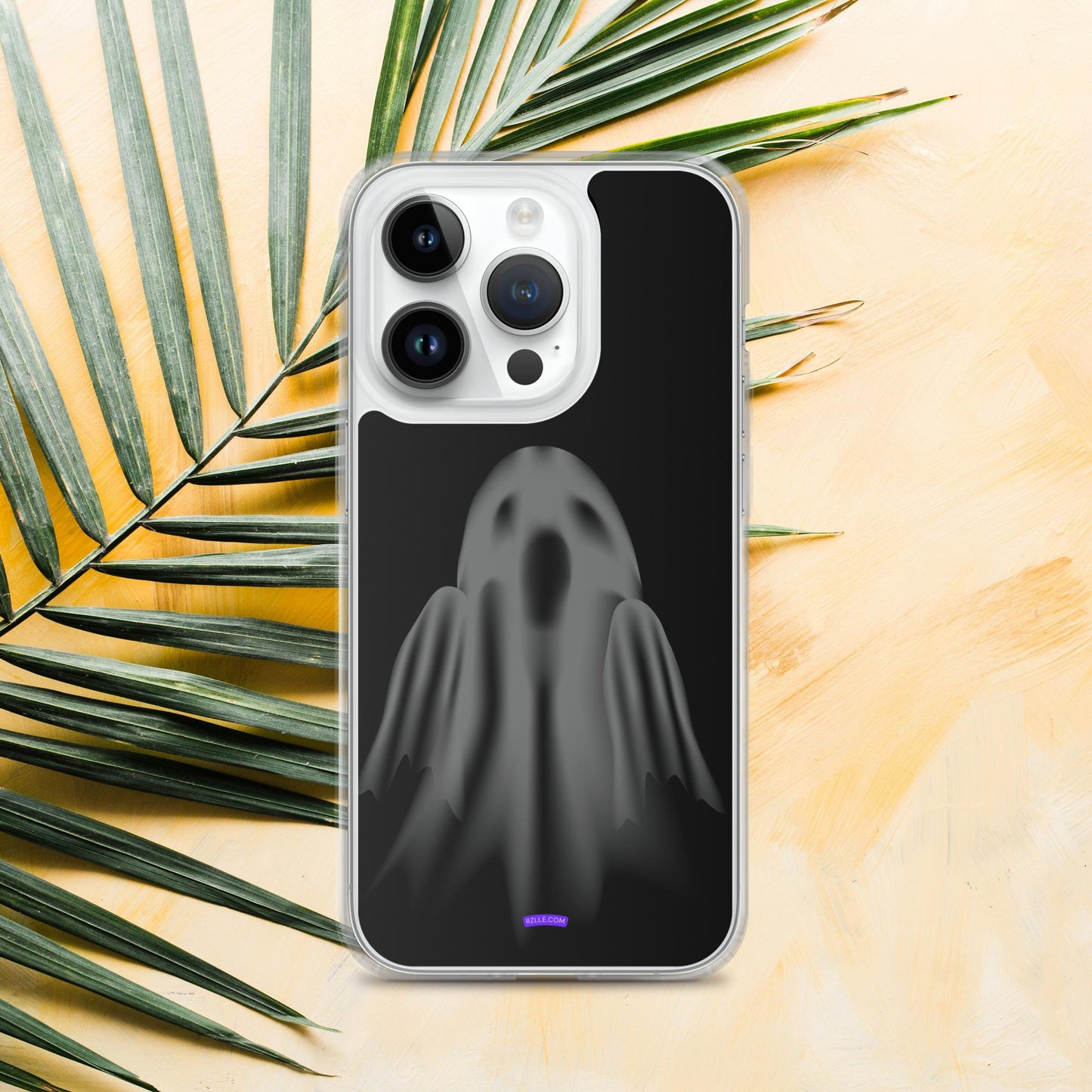 Scary Ghost Halloween Clear Case for iPhone®