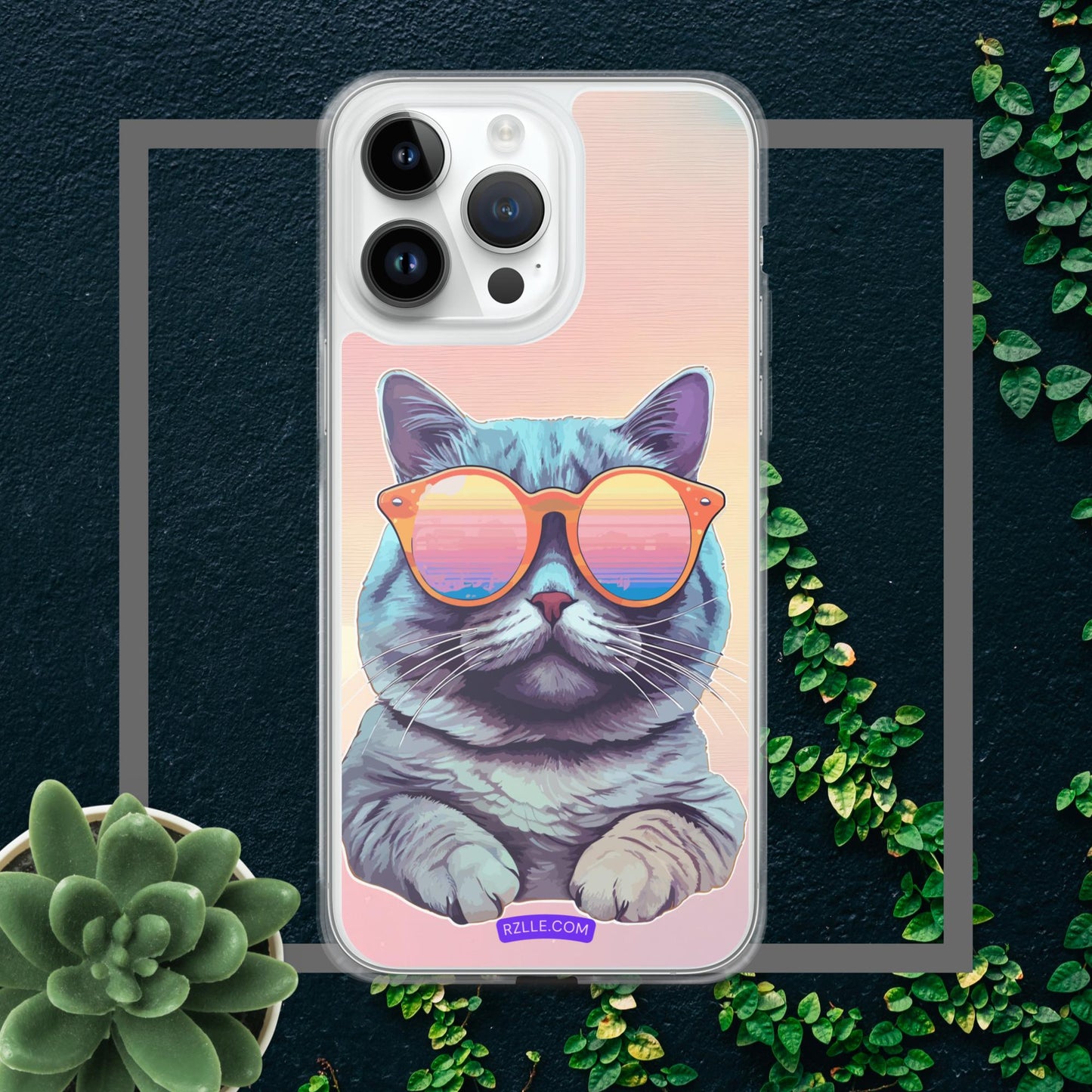 Cool Cat Clear Case for iPhone®