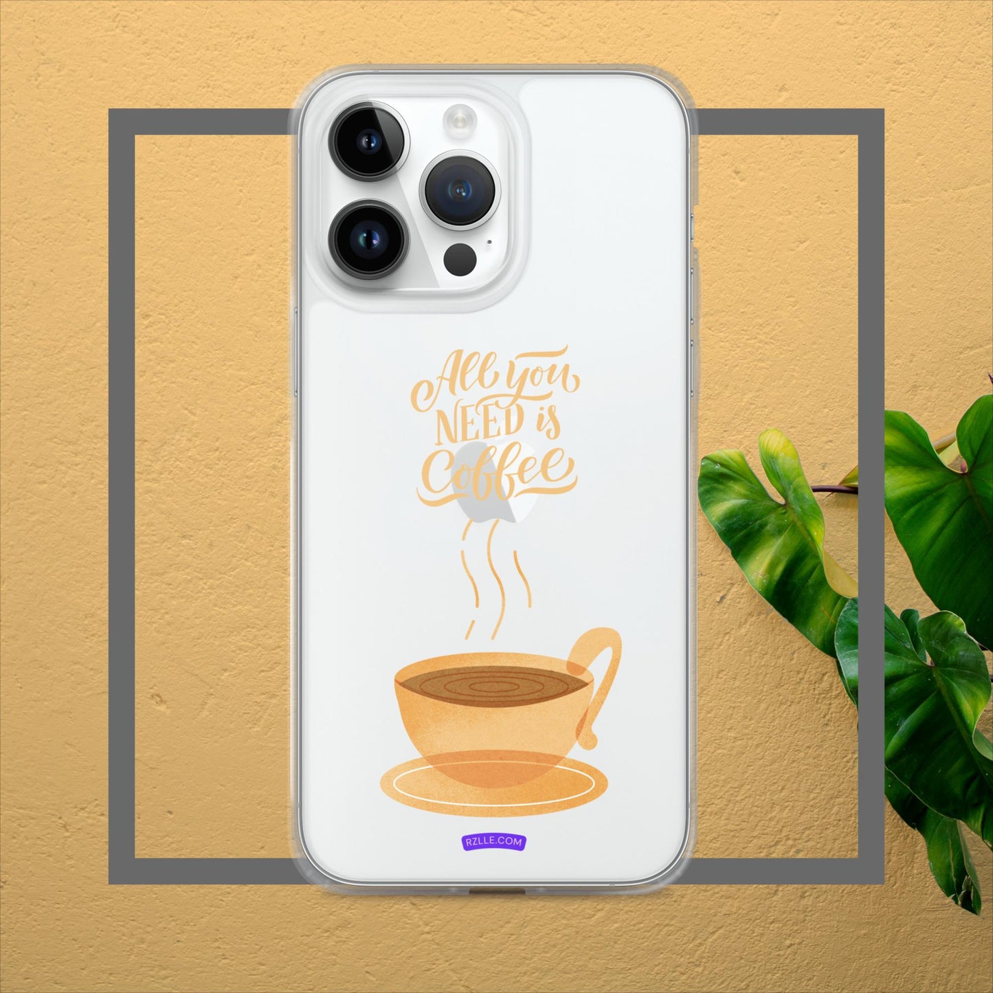 All You Need Is Coffee Clear Case for iPhone®