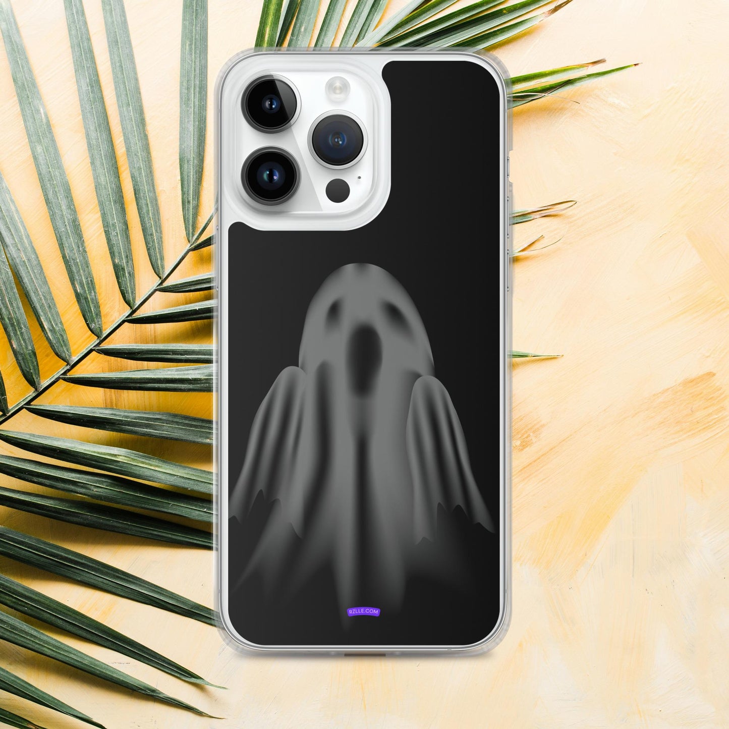 Scary Ghost Halloween Clear Case for iPhone®