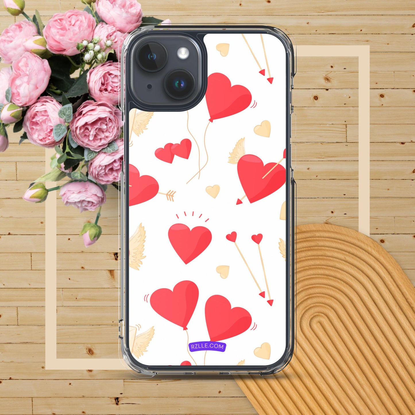 Hearts & Arrows Clear Phone Case for iPhone®